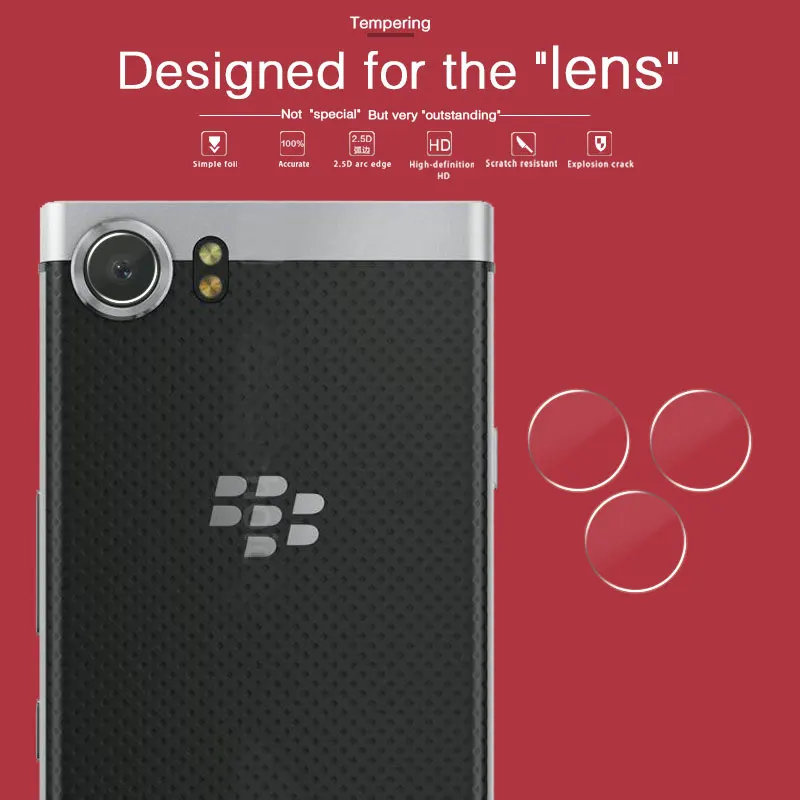 

Camera Lens Protective Tempered Glass Film For BlackBerry KEYone 4.5 in Clear Lens Screen Protector Rear Camera Glass Film