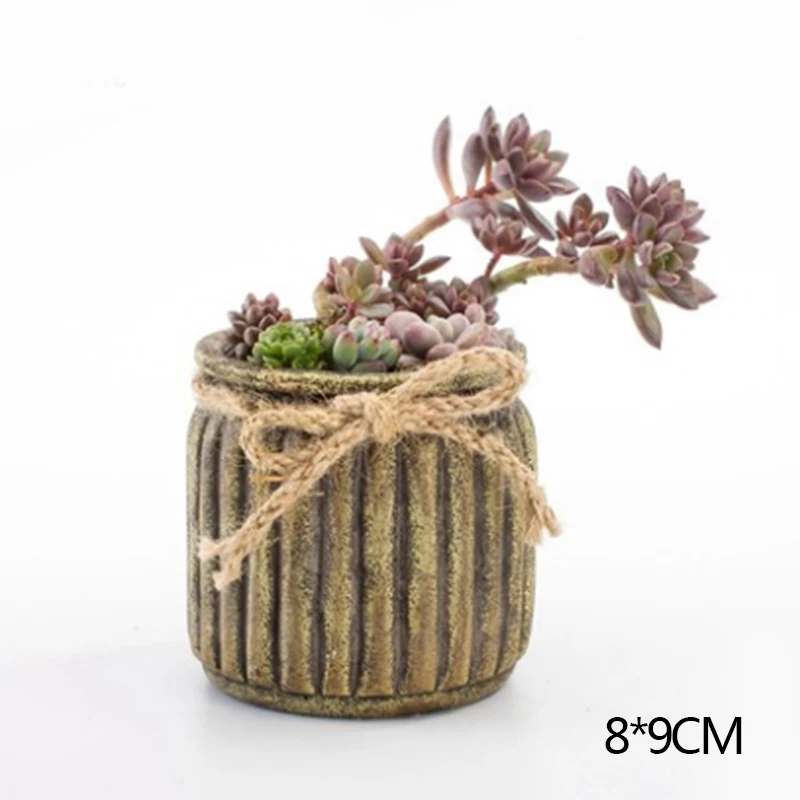 

Cement flowerpot mold concrete flowerpot silica gel mold succulent plant pot mold