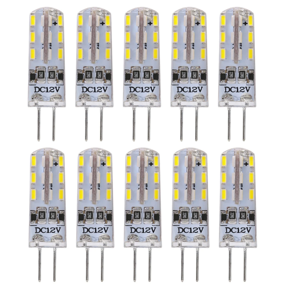 

Светодиодная лампа G4, 12 в постоянного тока, 1,5 вт, SMD 3014, 10 шт.