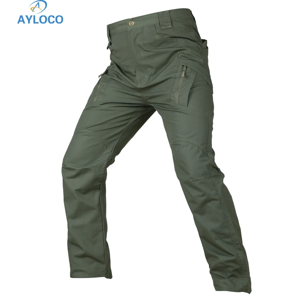 

Summer Tactical Cargo Pant Men Quick-dry Lightweight Trousers Military Style Multi-pockets SWAT Combat Thin Pants