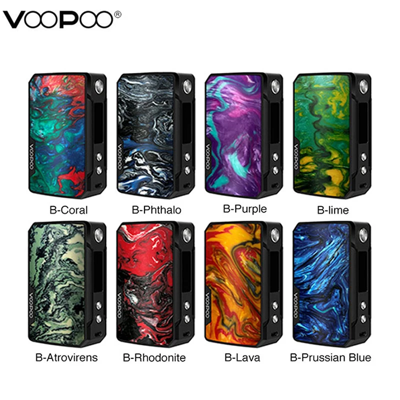 Original VOOPOO Drag Mini 117W MOD with 4400mah Built-in Battery Electronic Cigarette Vape Vaporizer support Uforce T2 Tank 01 (5)