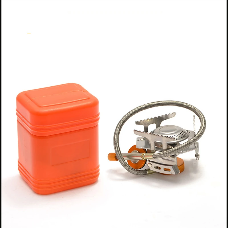 

Mini Outdoor Gas Stove Camping Cooking Picnic Travel Gas Burners Climbing Portable Collapsible Split Outdoor Stove Outdoor Tools