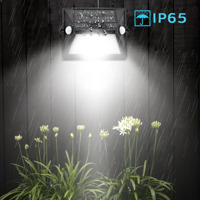 Dual Motion Sensor Solar LED Lights with 12 RGBW LEDs for Garden Solar Light Waterproof Outdoor Yard Garage Porch Led Wall Lamp (7)