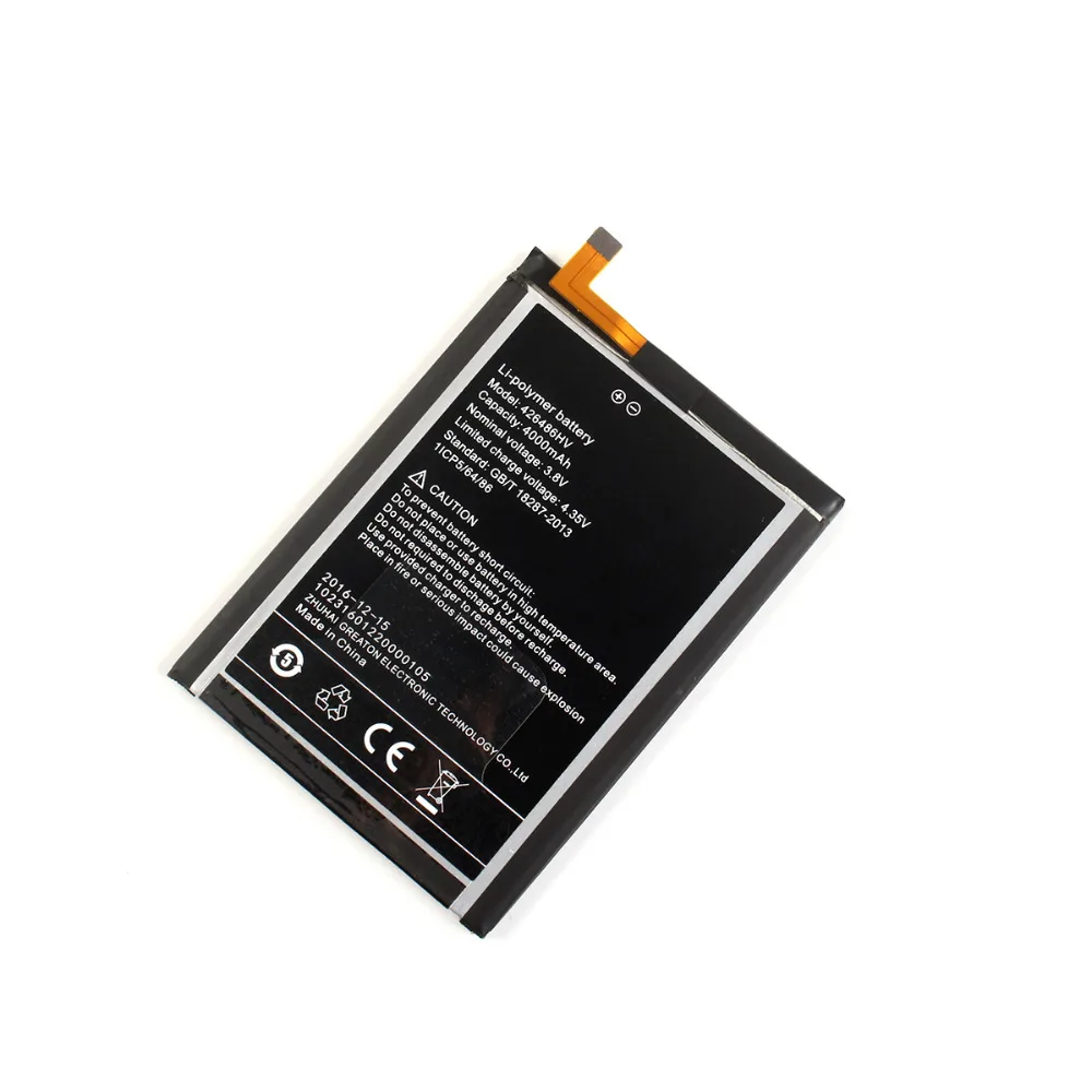 Ocolor для UMI Plus батарея 4000mAh Сменный аксессуар Аккумуляторы для UMI Plus сотовый телефон