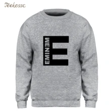 Эминем Толстовка Для мужчин в стиле «хип-хоп», толстовка с капюшоном с замком молнией с круглым воротником и красным черепом ; сезон зима-весна; флис теплая куртка в стиле «панк-рок» Фитнес в уличном стиле