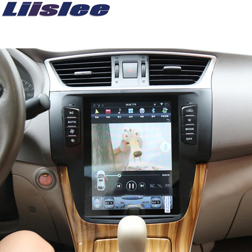 Cheap Liislee 2 din Android For Nissan Sylphy 2012~2016 Big Screen Car Multimedia Player GPS Navigation Video Radio Carplay 1