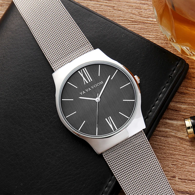 Reloj Hombre мужские часы из нержавеющей стали VAVA Топ бренд военные спортивные