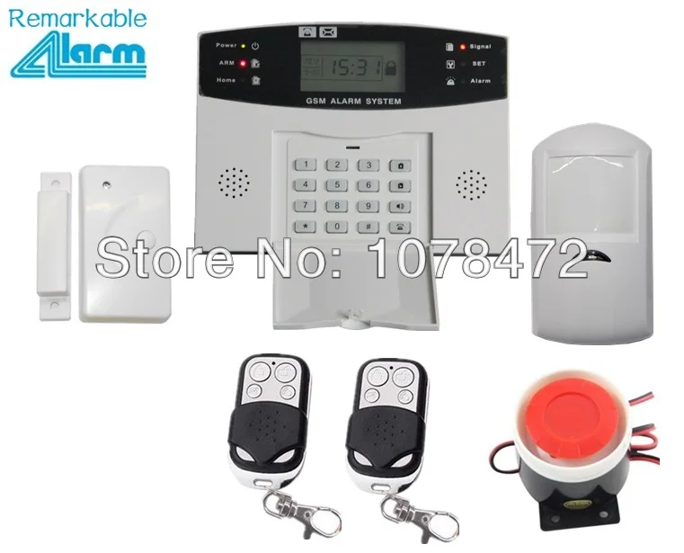 

Android&IOS APP GSM alarm system with LCD display,wireless wired auto-dial GSM 850/900/1800/1900MHz home security alarm system
