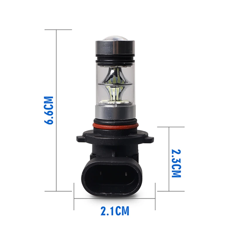Hlxg 2 шт. H10 9005 HB3 противотуманный свет комплект 100 W 8000 K 6000 K белый с объектив проектора светодиодный фары комплект Plug-And-Play