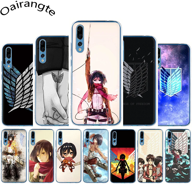 

Attack on Titan Mikasa Hard Phone Case for Huawei Honor 6A 6C 7A Pro 7C 7X 8C 8X 8 9 10 Lite Play view 20 9X Pro