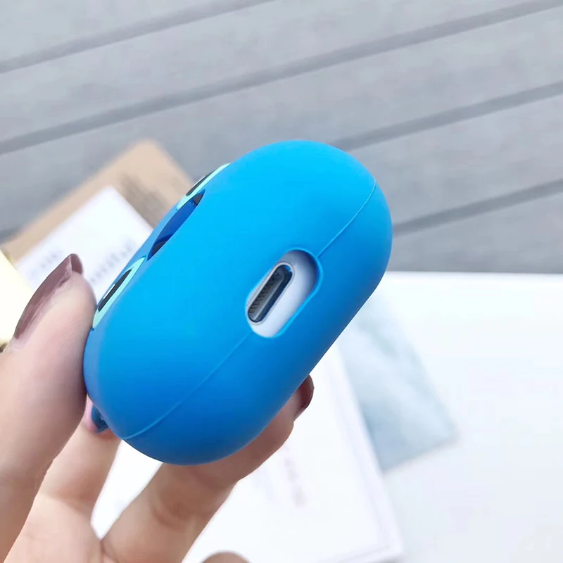 3D мультфильм беспроводной Bluetooth чехол для наушников для Apple AirPods силиконовый зарядный чехол для наушников Защитный чехол для AirPods