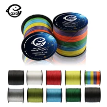 QXO плетеная проволочная рыболовная леска из полиэтилена, многофиламентная 4 подставки, палантин 100 м 300 м 500 м Товары для рыбалки Hercules