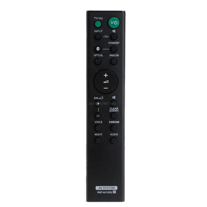 

Remote Control RMT-AH100U Replace for Sony Audio System Soundbar Bluetooth AV HT-CT180 SA-CT180 Television Replacement