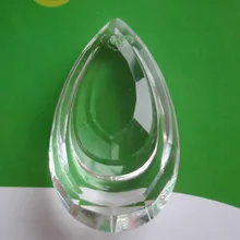 Горячая Распродажа 102 шт/партия 63 мм подвеска слеза в европейском стиле стеклянная люстра с подвесками-кристаллами французские части дождя