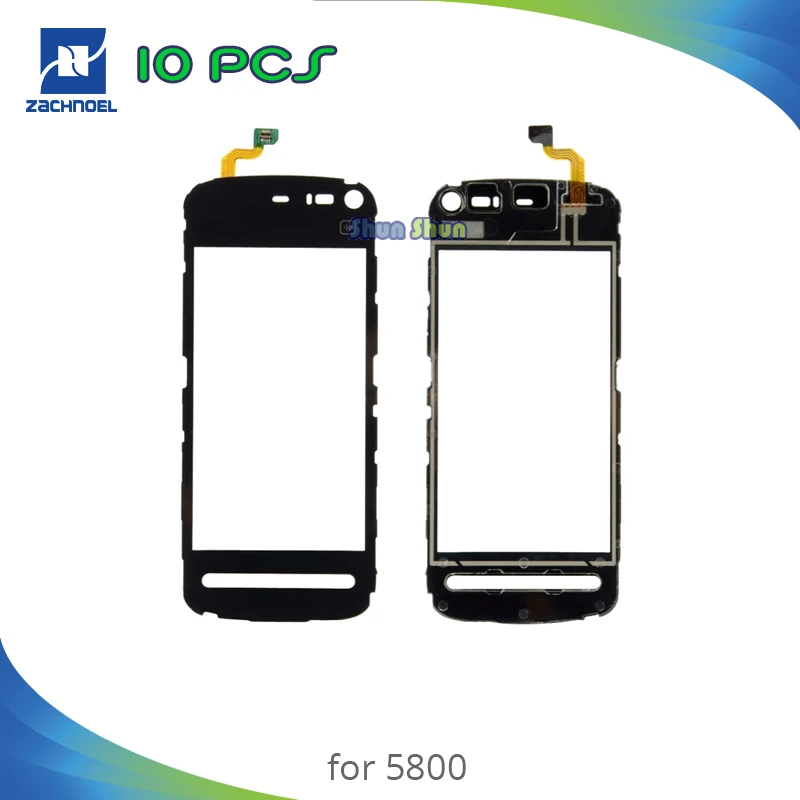

10pcs 3.2'' New 5800 Touch Screen for Nokia 5800 N5800 Touch Digitizer Sensor Front Glass Panel Lens Black Phone Parts
