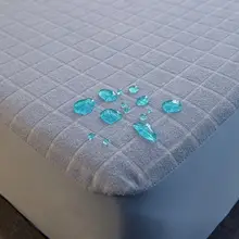 Bed Cover Pure cotton jacquard terry cloth Quilted Mattress Protector Waterproof Mattress Topper for Bed Anti
