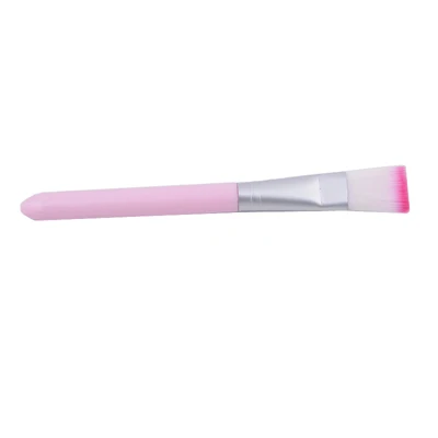 Pink 2шт пластиковая ручка маска для лица Кисть для нанесения пудры DIY кисти для макияжа для нанесения маска для красоты лица профессиональные наборы инструментов - Цвет: Pink