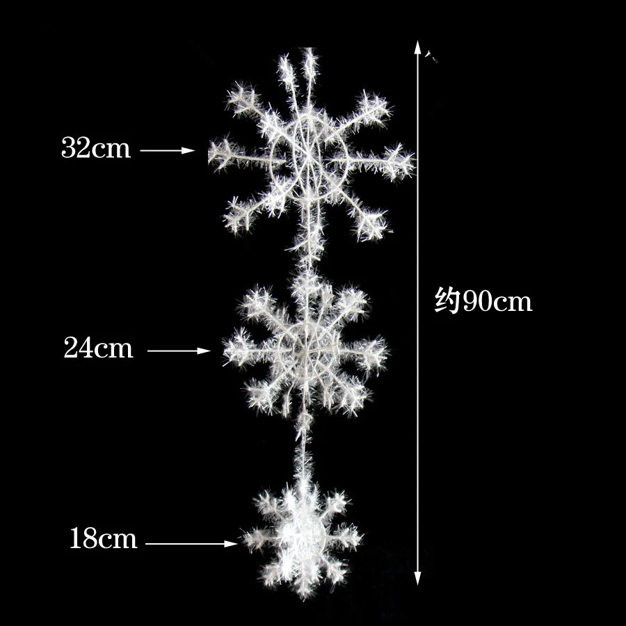 2015 New Christmas decorations snowflake three dimensional christmas