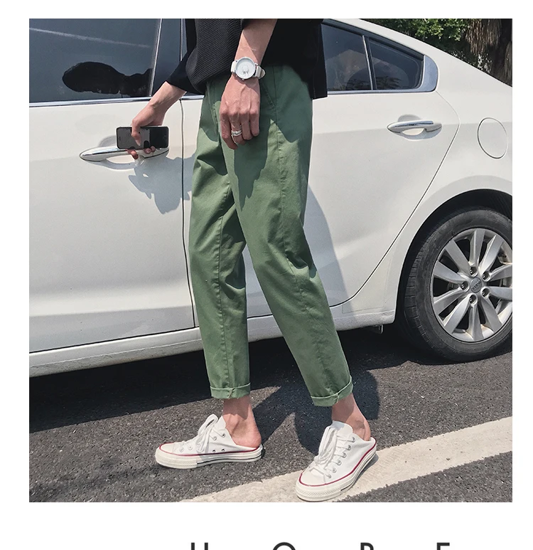 Pantaloni Uomo классические прямые облегающие мужские деловые брюки, одноцветные модные классические повседневные мужские брюки