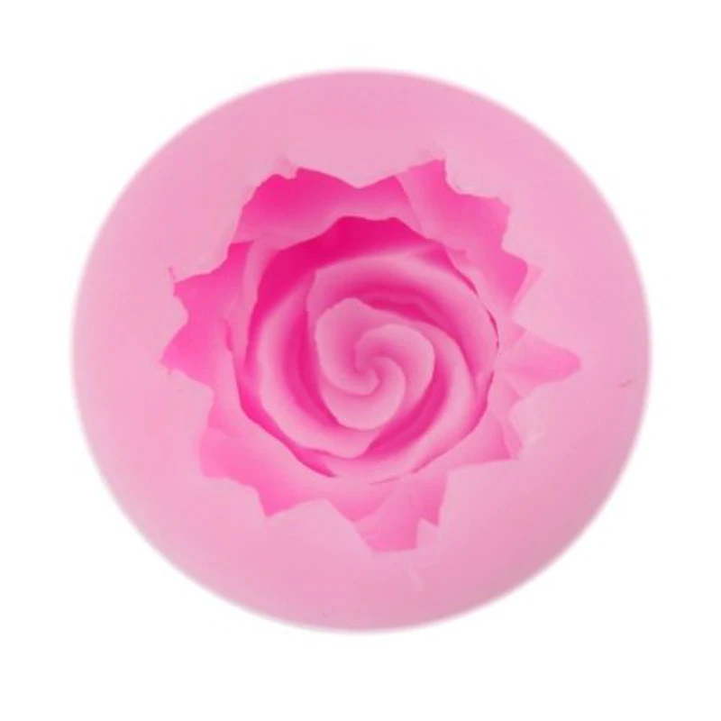 3D Rose Flower Silicone Mould Fondant Cake Chocolate Cookie Sugar Soap Molds Cutter DIY Baking Molds Tools