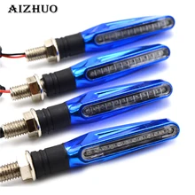 Universal Motorcycle Turn Signal Light Indicators Amber Light For Kawasaki Zephyr 750 ZX636R z900 z300