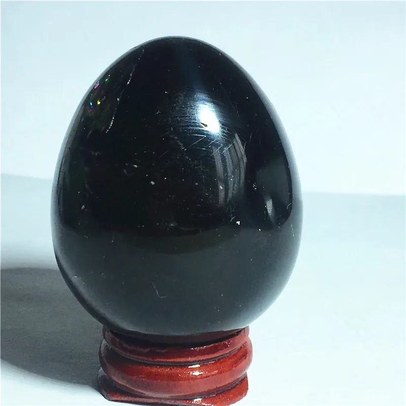 

Natural Smoky quartz crystal egg