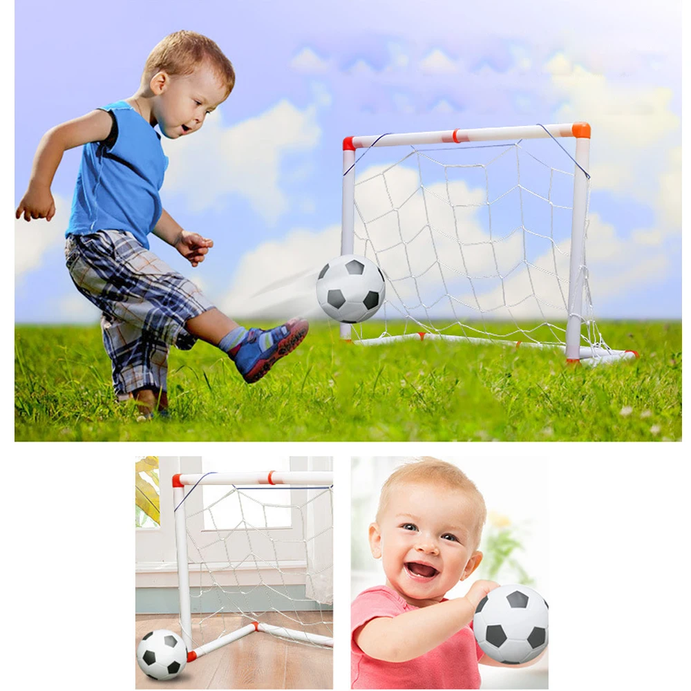 Новые детские спортивные портативный складной Съемный Дети маленький для футбола Цель Футбол дверь открытый спортивные игрушки набор для