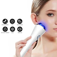 Ионтофорез косметический инструмент Ион лифтинг лица красота устройство уход за кожей горячий
