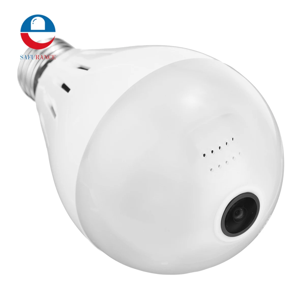 

SAFURANCE 1080P HD Mini Security IP Camera 360 degree Panoramic WIFI Camera Cam Light Bulb Security Lamp 128G