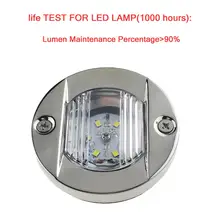 ##Special Price DC 12V Marine Boat Transom LED Stern Light Round Stainless Steel Cold White LED Tail Lamp Yacht Accessories ##Special Price DC 12V Marine Boat Transom LED Stern Light Round Stainless Steel Cold White LED Tail Lamp Yacht Accessories