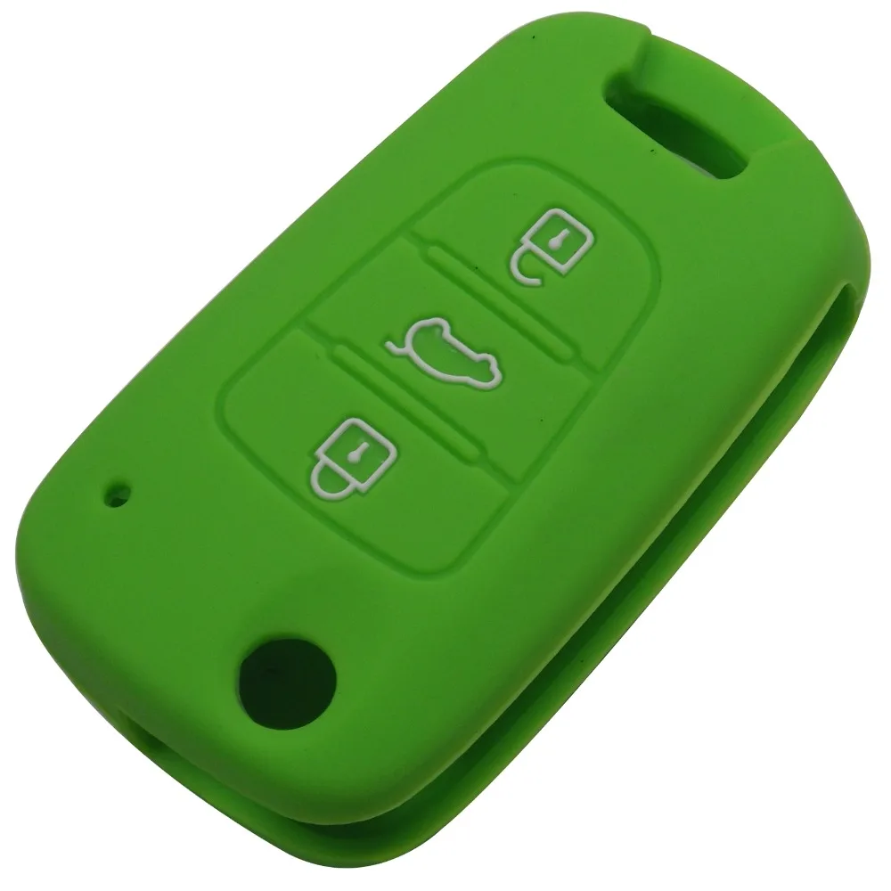 Складной чехол для ключей автомобиля с 3 кнопками для Kia RIO K2 K5 Sportage Sorento
