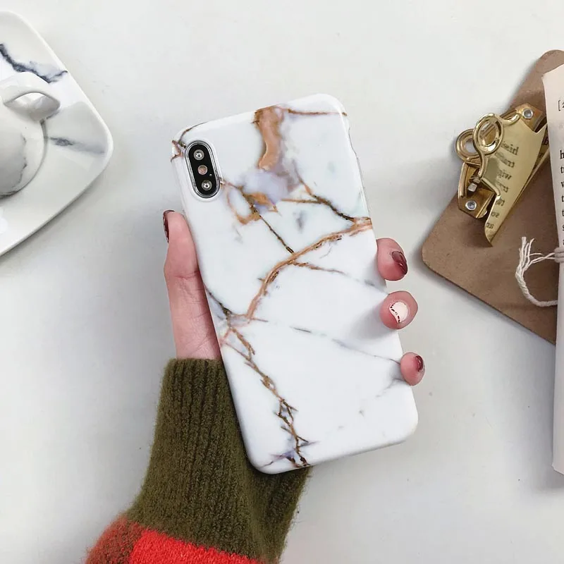 Marble-Case-on-For-Coque-iphone-7-XS-MAX-Case-Soft-TPU-Back-Cover-For-iphone (4)