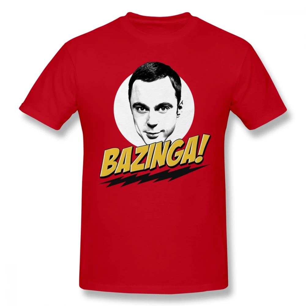 Sheldon Cooper Bazinga T-shirt For Men Plus Size Custom Team Tshirt
