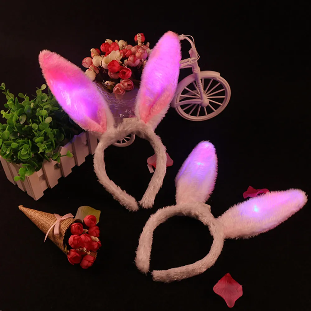 Pnk Bunny Ears Headband, Easter Headband, Baby Bunny Headband, Bunny