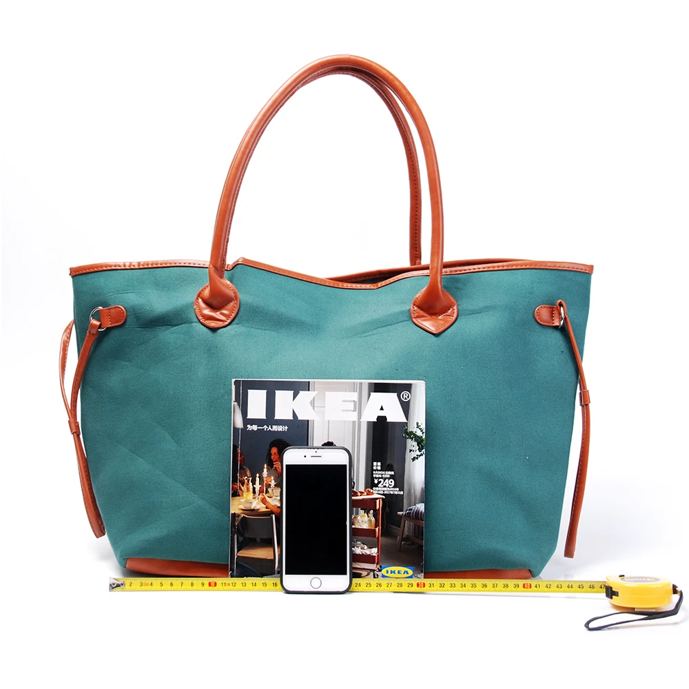 Canvas PU tot bag (1)