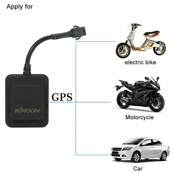 

KKmoon GPS Real Time Tracker Car Motorcycle Electric Bike GSM GPRS Tracking Device 2G/3G/4G Mini portable Compact design
