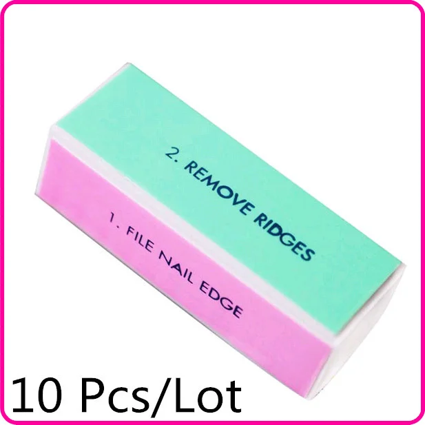 

10PCS X 4-WAY Nail Art Polish Gel Buffing Sanding Files Buffer Block Remove Smooth Shine Buffer Tools (NR-WS82)