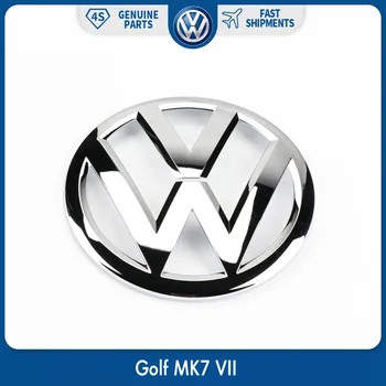 

OEM Silver 140mm Car Front Center Grille Chrome Emblem Badge Sticker Logo Fit for VW Volkswagen Golf MK7 VII 5G0 853 601 2ZZ