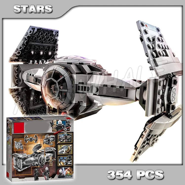 

354pcs Space Wars The Force Awakens TIE Advanced Prototype 10373 Model Building Blocks Toys Kit Set Bricks Compatible With Lego