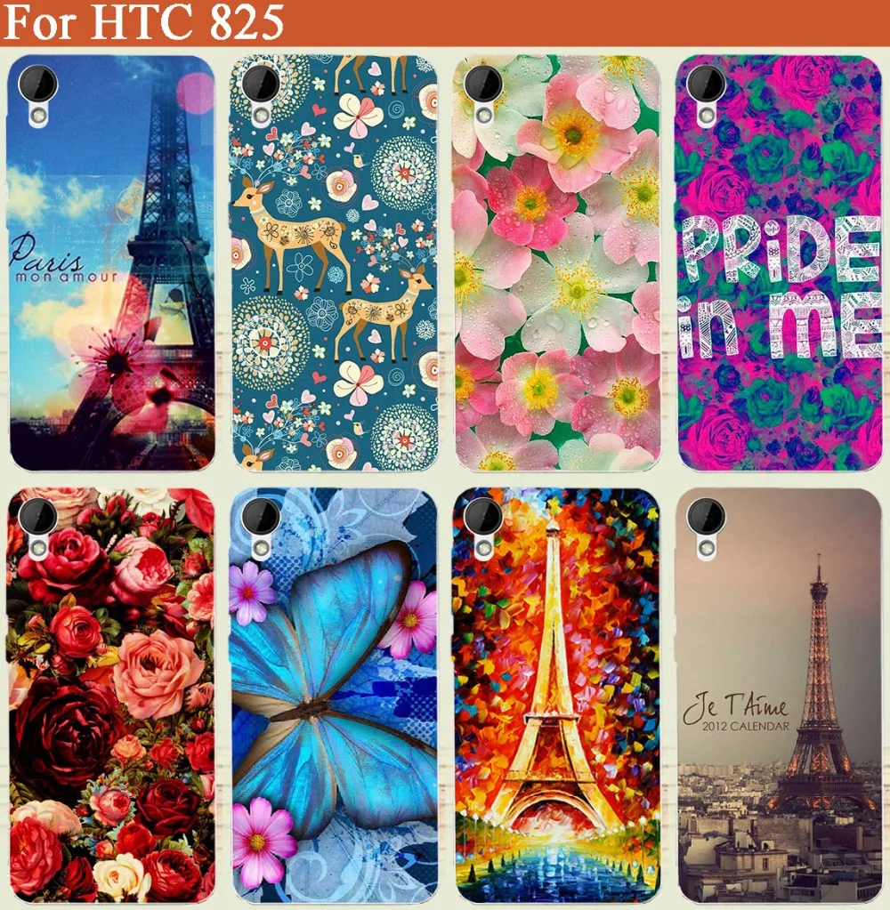 High quality New stylish mobile phone protective Painted case for HTC Desire 825 DIY Painting PC hard Back cover | Мобильные