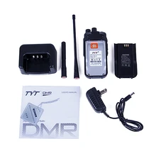 TYT MD-446 UHF 5W 7.4V 2000mAh VOX Clock TDMA Digital Mobile Radio (DMR) Two Way Radio Walkie Talkie Radio Transceiver
