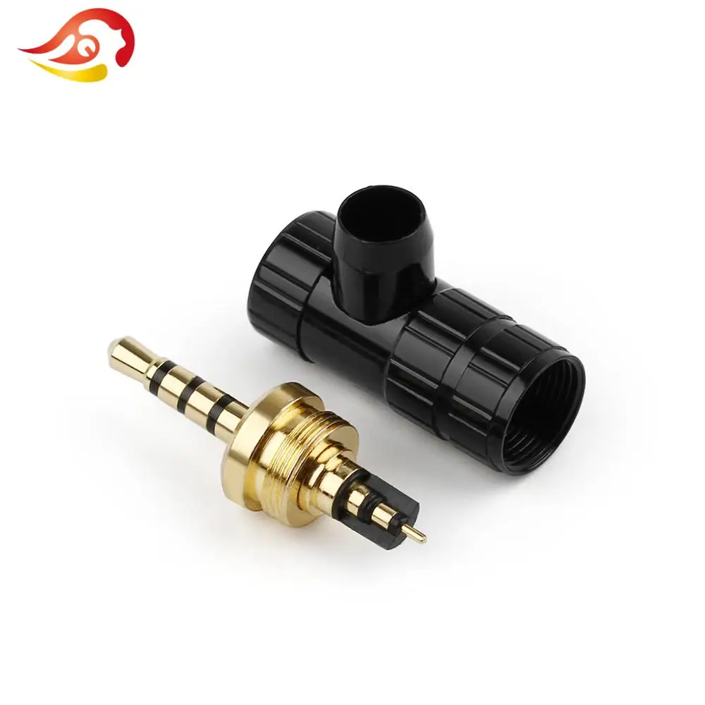 QYFANG 2.5mm Stereo 4 Poles Audio Jack Earphone Male Plug Adapter Pin For NW-WM1Z/A Player HiFi Headphone Solder Wire Connector