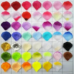 Mix Color silk rose petals for Wedding Decoration Romantic Artificial Rose Petals Wedding Flower Rose Flower 100pcs/lot
