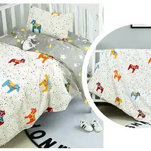 С наполнителем, пони волна дизайн детская кроватка для младенца постельные принадлежности unpick и мыть, одеяло/лист/Подушка
