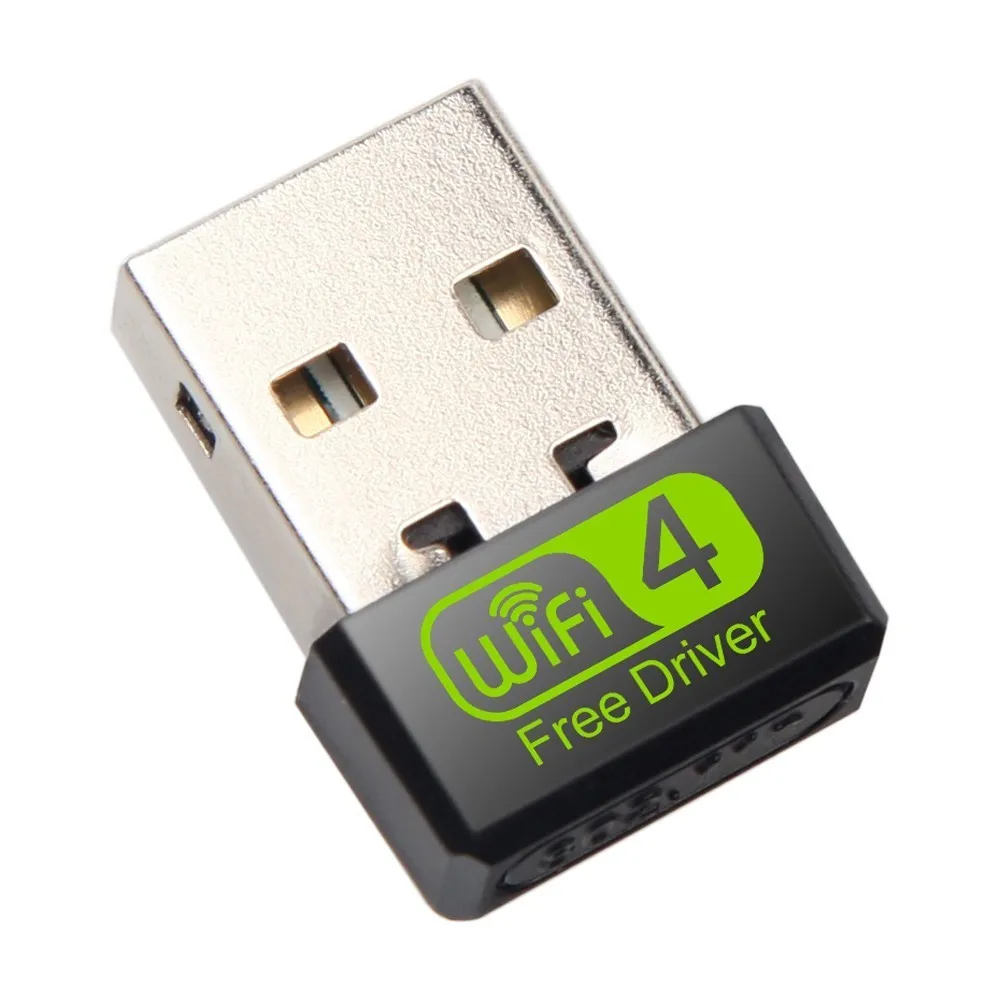 

USB WiFi Adapter Network Card Free Driver 150Mbps For PC Ethernet Dongle 2.4G Antena Wi Fi Receiver Windows XP WIN7 WIN8 WIN10