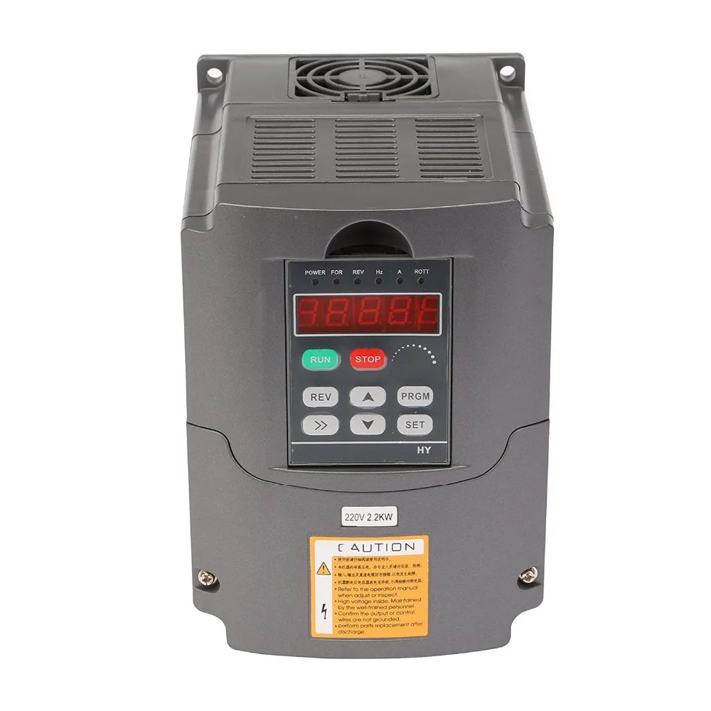 

CNC Spindle motor speed control 220v 2.2kw VFD Variable Frequency Drive VFD 1HP or 3HP Input 3HP frequency inverter for motor