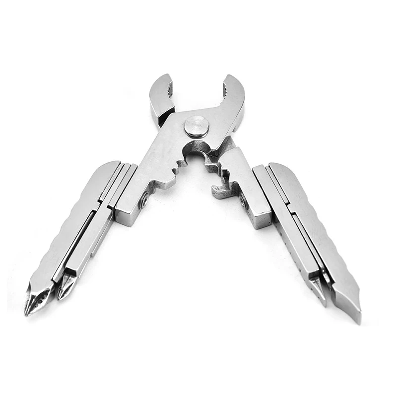 Multifunctional Outdoor Tool Edc Equipped With Stainless Steel Mini Clamp Key Buckle Mobile Phone Card Digital Screwdriver | Инструменты