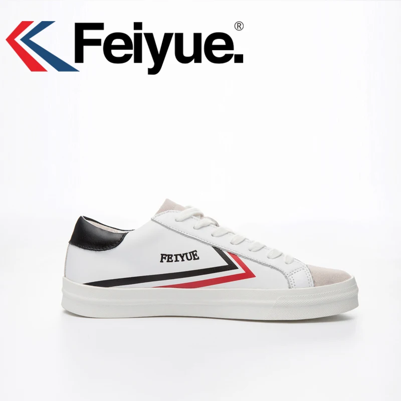 Feiyue/обувь из натуральной кожи; Новейшая обувь для отдыха; белые туфли