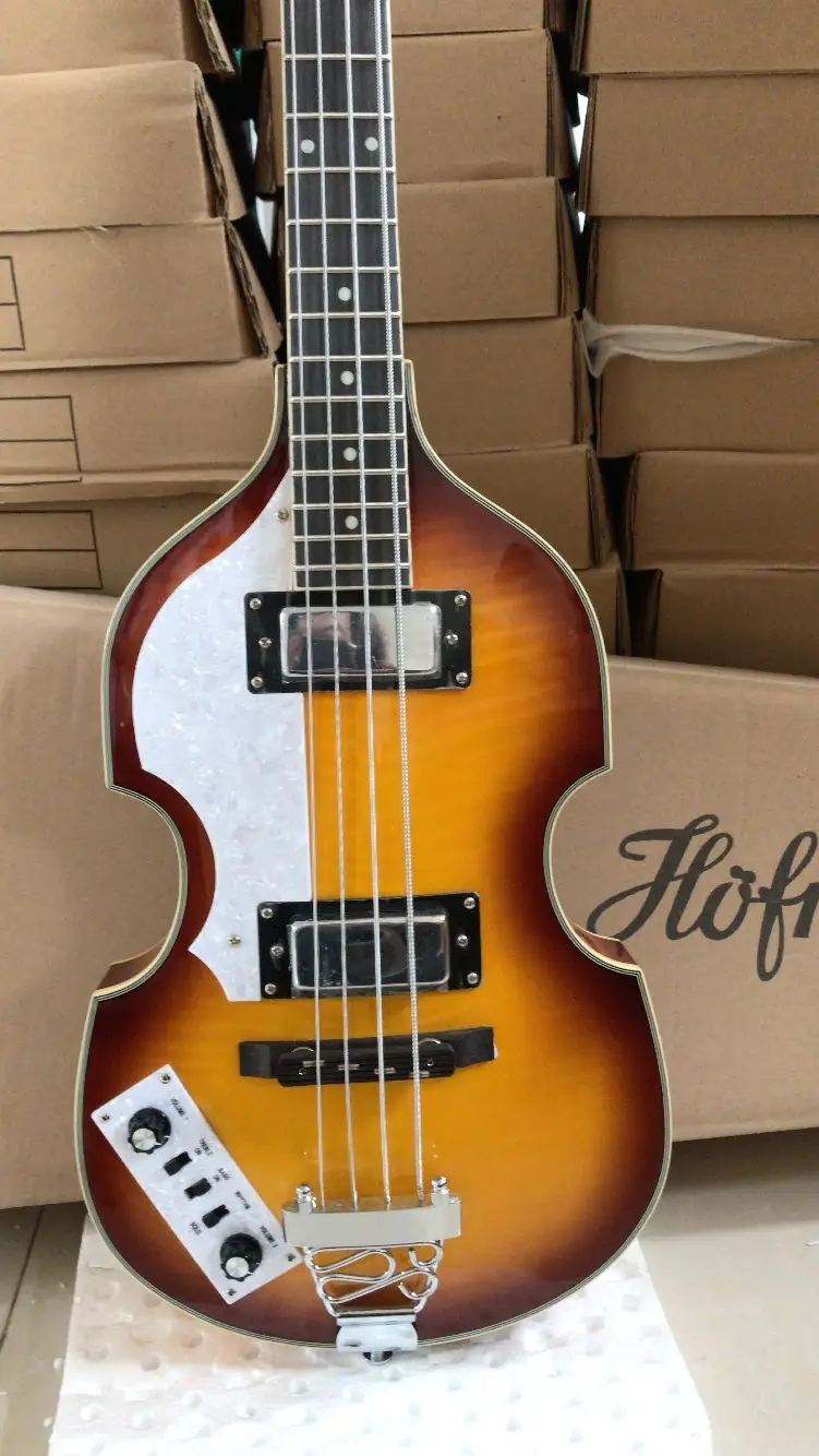 Левша Альты бас-гитара 4 строки Альты электрическая бас-гитара H500 современный серии скрипка электрическая бас-гитара