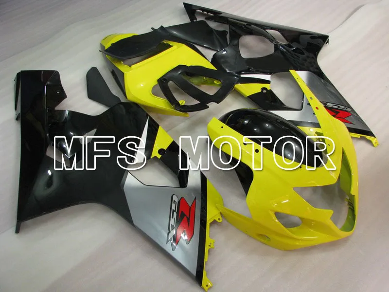 

For Suzuki GSXR600/750 K4 2004 2005 04 05 Injection ABS Fairing Kits GSXR600750 - Others - gray/black body with Yellow headlight